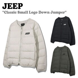ジープ ダウン Jeep ダウン メンズ レディース Classic Small Logo Down Jumper クラシック スモール ロゴ ダウンジャンパー BLACK ブラック LIGHT BEIGE ライトベージュ KHAKI カーキ JO4JPU492BK/LE/KH ウェア