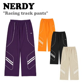 ノルディ ボトムス NERDY ノルディー メンズ レディース Layrerd track pants レイヤード トラック パンツ DARK PURPLE ダーク パープル BEIGE ベージュ BLACK ブラック ORANGE オレンジ PNEF23TP1201/07/30 ウェア