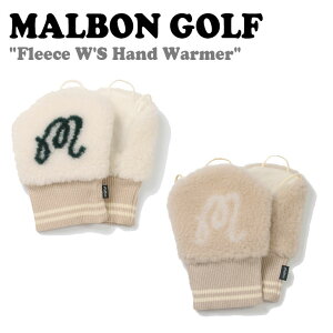 }{St  MALBON GOLF fB[X Fleece W'S Hand Warmer t[X E[} nh EH[}[IVORY AC{[ BEIGE x[W M3442PWM06 ACC