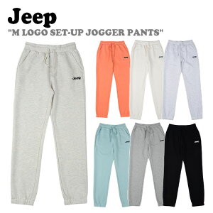 �W�[�v �{�g���X Jeep �j�̎q ���̎qM LOGO SET-UP JOGGER PANTS M���S �Z�b�g�A�b�v �W���K�[�p���c �S7�F KN5TPU832BK/IV/MT/LO/MG/MI/MW �E�F�A