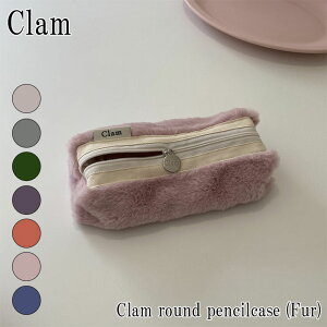 N yP[X Clam CeAG CLAM nhCh Round Pencilcase Fur Eh yV P[X t@[ Orange IW Pink sN Blue u[ Green O[ Violet oCIbg Gray O[ Mi
