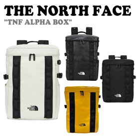 ノースフェイス リュック THE NORTH FACE メンズ レディース TNF ALPHA BOX アルファ ボックス BLACK ブラック CREAM クリーム GOLD YELLOW ゴールドイエロー JET BLACK ジェットブラック NM2DQ06A/B/C/D バッグ 【中古】未使用品
