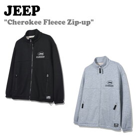 ジープ フリース Jeep メンズ レディース Cherokee Fleece Zip-up チェロキー フリースジップアップ BLACK ブラック MELANGE GRAY メランジグレー JO5TZU839BK/MG ウェア