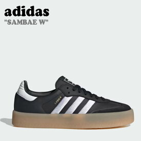 アディダス スニーカー adidas レディース SAMBAE W サンバ ウーマン BLACK ブラック WHITE ホワイト ID0436 シューズ 【中古】未使用品