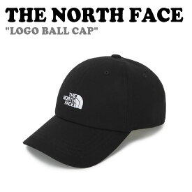 ノースフェイス キャップ THE NORTH FACE メンズ レディース LOGO BALL CAP ロゴ ボールキャップ BLACK ブラック NE3CQ00J ACC 【中古】未使用品