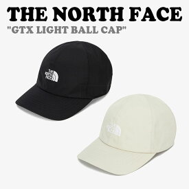 ノースフェイス キャップ THE NORTH FACE GTX LIGHT BALL CAP ゴアテックス ライト ボールキャップ BLACK LIGHT_BEIGE NE3CQ01A/B ACC 【中古】未使用品