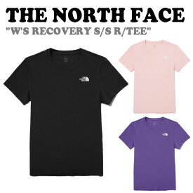 ノースフェイス 半袖Tシャツ THE NORTH FACE レディース W'S RECOVERY S/S R/TEE リカバリー ショートスリーブ ラウンドTEE BLACK ブラック PURPLE パープル INDIAN PINK インディアンピンク NT7UQ36A/B/C ウェア 【中古】未使用品