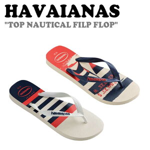 nCAiX r[`T_ HAVAIANAS Y fB[X TOP NAUTICAL FILP FLOP gbv m[eBJ tbvtbv 41371266349/6121 WHITE zCg NAVY BLUE lCr[u[ V[Y