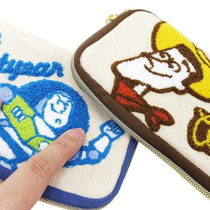 楽天市場】トイストーリー キャンバスマルチポーチ/サガラ刺繍 【バズ 