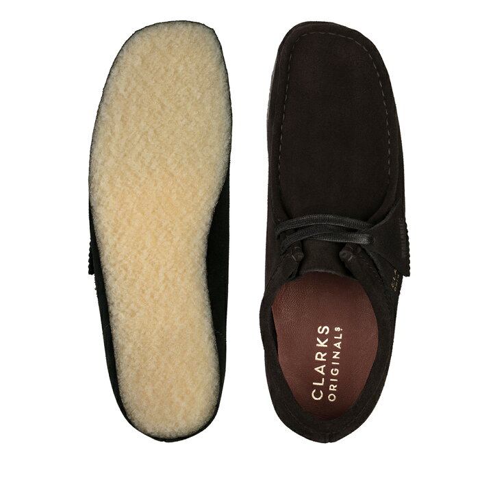 楽天市場】クラークス ワラビー Clarks Wallabee -Black Suede 