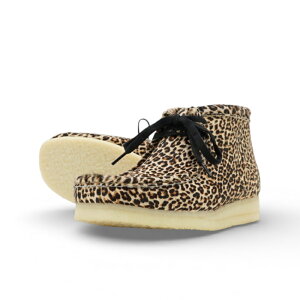 �N���[�N�X Clarks Wallabee Boot Leopard Print