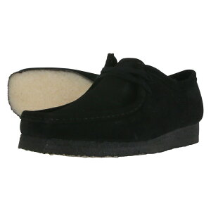 N[NX r[ Clarks Wallabee -Black Suede