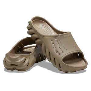 NbNX GR[ XCh CROCS ECHO SLIDE uE(Tumbleweed)