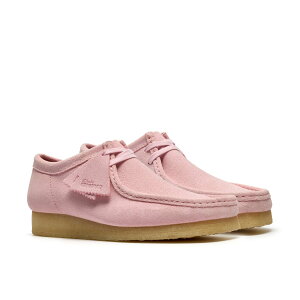 �N���[�N�X Clarks Wallabee Light Pink Suede