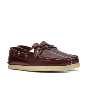 �N���[�N�X Clarks Godney Boat. British Tan Lea
