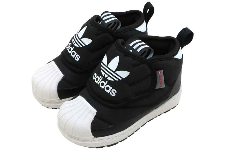 楽天市場 アディダス スーパースター ウィンター 360 ブーツ I Adidas Sst Wtr 360 Boot I Core Black Core Black Crystal White ベビー キッズ スニーカー Uptown Deluxe
