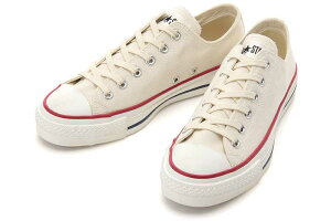 �R���o�[�X �I�[���X�^�[ J OX ���{�� CHUCK TAYLOR �`���b�N�e�C���[ CONVERSE CANVAS ALL STAR J OX MADE IN JAPAN N WHITE/�i�`������ �z���C�g �y�����Y ���f�B�[�X �X�j�[�J�[�z