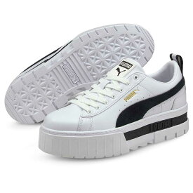 プーマ メイズ レザー ウィメンズ PUMA MAYZE LTH WNS PUMA WHITE/PUMA BLACK 【レディース スニーカー】