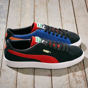 v[} XEF[h re[W `[X PUMA SUEDE VTG PUMA BLACK-BURNT RED-BLAZING