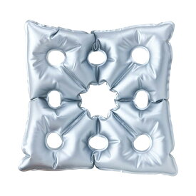 エアクッション No.2 角型・カバー付 5758 ダンロップホームプロダクツ 痔 クッション 四角 角座 円座クッション 産後 床ずれの予防 穴あき クッション 妊婦 出産 痔介護 痔 クッション ばれ ない お尻 痛み クッション【マタニティ ベビー】