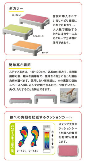 楽天市場 踏み台昇降 エクササイズステップ 安寿 ステップ台 昇降台 健康器具 高齢者 リハビリ 器具 Smtb U アップタウン