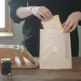 パン冷凍保存袋 K766（2枚入×3セット） 食パン 冷凍保存 保存 袋 容器 冷凍 トースト 便利グッズ フリーザーバッグ ジッパー