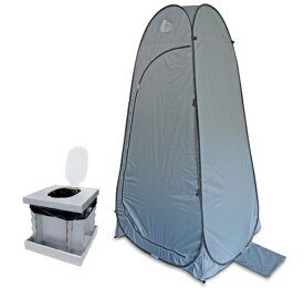 EX.ワンタッチルームII & インスタントトイレ（ NBBOR2-SET） メテックス 防災 トイレ 緊急時 地震 災害 簡易 非常用トイレセット 携帯 着替えテント キャンプ アウトドア 非常用 折りたたみ 折り畳み 簡易トイレ 防災グッズ 凝固剤 着替え用テント 仮設トイレ 非常用