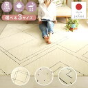 【日本製 高機能ラグ】 ラグ ラグマット 絨毯 カーペット 洗える 防ダニ 消臭 抗菌 北欧 おしゃれ ナチュラル 韓国風 シンプル 洗えるラグ ホットカーペット対応 リビング 正方形 長方形 オールシーズン 2畳 丸洗い 洗濯機 国産 PO