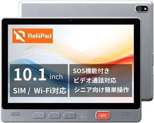 �^�u���b�g SIM�J�[�h�Ή� Android 4GB RAM �V�j�A�����݌v�E���N�Ǘ��A�v�����ځESOS�{�^���t���EWi-Fi���f�� 10.1�C���`�i�V���o�[�j