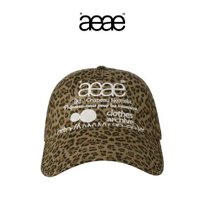 aeae �L���b�v WEB LOGO LEOPARD CAP AE44FUCA008 ���I�p�[�h�� �[�߃t�B�b�g�ŏ��猩�� ���߃x���g�ŉ��K �y�ʂŒʋC���ǍD ���̎h�J���S �J�[�u�h�o�C�U�[ ���j�Z�b�N�X �R�[�f�ɉf����f�C���[ �X