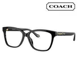 度なし1.55レンズ交換+0円 コーチ メガネ フレーム HC6242F 5002 56 COACH スクエア セル フルフィットモデル レディース