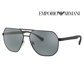 【正規品販売店】エンポリオアルマーニ サングラス 伊達 メガネ 眼鏡 EA2099D 30146G 61 EMPORIO ARMANI アジアンデザインモデル スクエア メタル ミラー