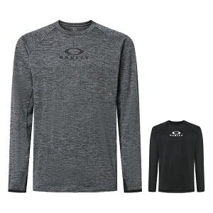 【正規品販売店】オークリー FOA404171 OAKLEY ENHANCE LS GRID CREW 2.7 メンズ Tシャツ クルー 長袖 トレーニングウェア 22FW