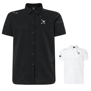 yKi̔XzI[N[ FOA405131 OAKLEY SKULL BREATHABLE WV SHIRT 5.0 WOVEN Vc Xgb`  gbvX Y StEFA X|[c 23SS