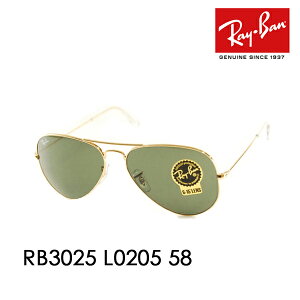 yKi̔XzCo ArG[^[ TOX RB3025 L0205 58 Ray-Ban CoYΉ AVIATOR CLASSIC METAL NVbN^
