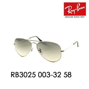 yKi̔XzCo ArG[^[ TOX RB3025 003/32 58 Ray-Ban CoYΉ AVIATOR NVbN^