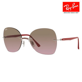 【正規品販売店】レイバン サングラス RB8066 003/14 58 Ray-Ban ツーポイント リムレス パイロット バタフライ 軽量 伊達メガネ 眼鏡