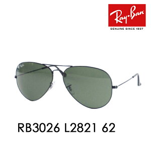 �y���K�i�̔��X�z���C�o�� �A�r�G�C�^�[ ���[�W���^�� �T���O���X RB3026 L2821 62 Ray-Ban ���C�o�����������Y�Ή� AVIATOR TM LARGE METAL II �e�B�A�h���b�v