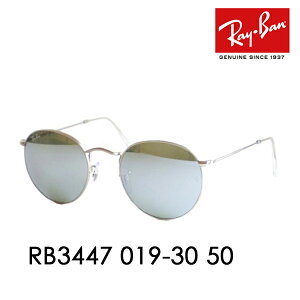 �y���K�i�̔��X�z���C�o�� ���E���h���^�� �T���O���X RB3447 019/30 50 Ray-Ban ���C�o�����������Y�Ή� ROUND METAL �ɒB���K�l �ዾ
