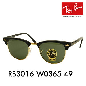 yKi̔XzCo Nu}X^[ TOX RB3016 W0365 49 Ray-Ban CoYΉ CLUBMASTER