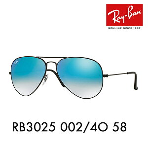 yKi̔XzCoArG[^[ eBAhbv TOX RB3025 002/4O 58 Ray-Ban CoYΉ AVIATOR