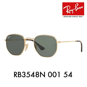 �y���K�i�̔��X�z���C�o�� �T���O���X RB3548N 001 54 Ray-Ban HEXAGONAL �w�L�T�S�i�� FLATLENS �t���b�g�����Y ���E���h