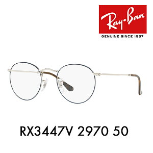 yKi̔XzxȂ1.55Y+0~ Co Kl t[ RX3447V 2970 50 Ray-Ban CoYΉ Eh NVbN ACR ^ ROUND Icons