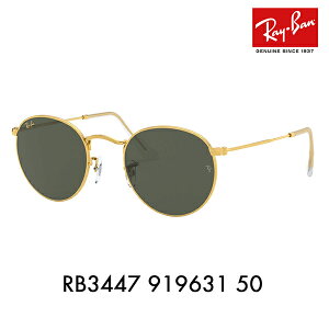 �y���K�i�̔��X�z���C�o�� �T���O���X RB3447 919631 50 Ray-Ban ���C�o�����������Y�Ή� ���E���h ���^�� ROUND METAL �ɒB���K�l �ዾ