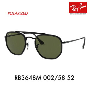 �y���K�i�̔��X�z���C�o�� �T���O���X RB3648M 002/58 52 Ray-Ban ���C�o�����������Y�Ή� THE MARSHAL II �_�u���u���b�W �}�[�V���� �X�N�G�A ���^�� �Ό�