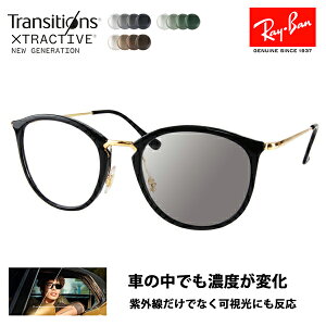 【正規品販売店】レイバン メガネ フレーム サングラス 調光レンズセット RX7140 2000 49 51 Ray-Ban ハイストリート ボストン HIGHSTREETニコン トランジションズエクストラアクティブ ニュージェネ