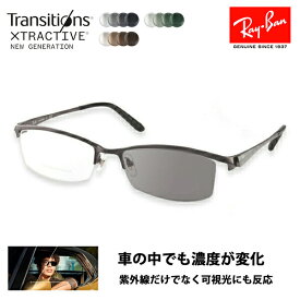 【アウトレット】レイバン メガネ フレーム サングラス 調光レンズセット RX8723D 1047 55 Ray-Ban TITANIUM・チタン・軽量ニコン トランジションズエクストラアクティブ ニュージェネレーション 運転 ドライブ