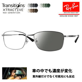 【正規品販売店】レイバン メガネ フレーム サングラス 調光レンズセット RX8775D 1047 56 Ray-Ban チタニウム チタン ジャパンモデル エントリーモデル スクエア メタル フルリム 伊達眼鏡 メガネ ニコン トランジションズエクストラアクティブ 運転 ドライブ