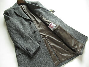 SALE pn h Harris Tweed nXcC[h R[g Y `FX^[R[g E[100% O[