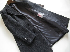 SALE pn h Harris Tweed nXcC[h R[g Y `FX^[R[g E[100% _[NO[ w{[